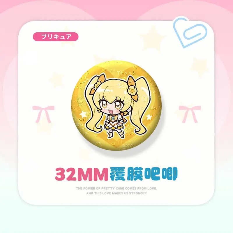 Cartoon Pretty Cure For Clothes Anime Cure Flora Enamel Pin Cute Things Cartoon Cosplay Badges On Backpack Brooch Art Gifts view 5