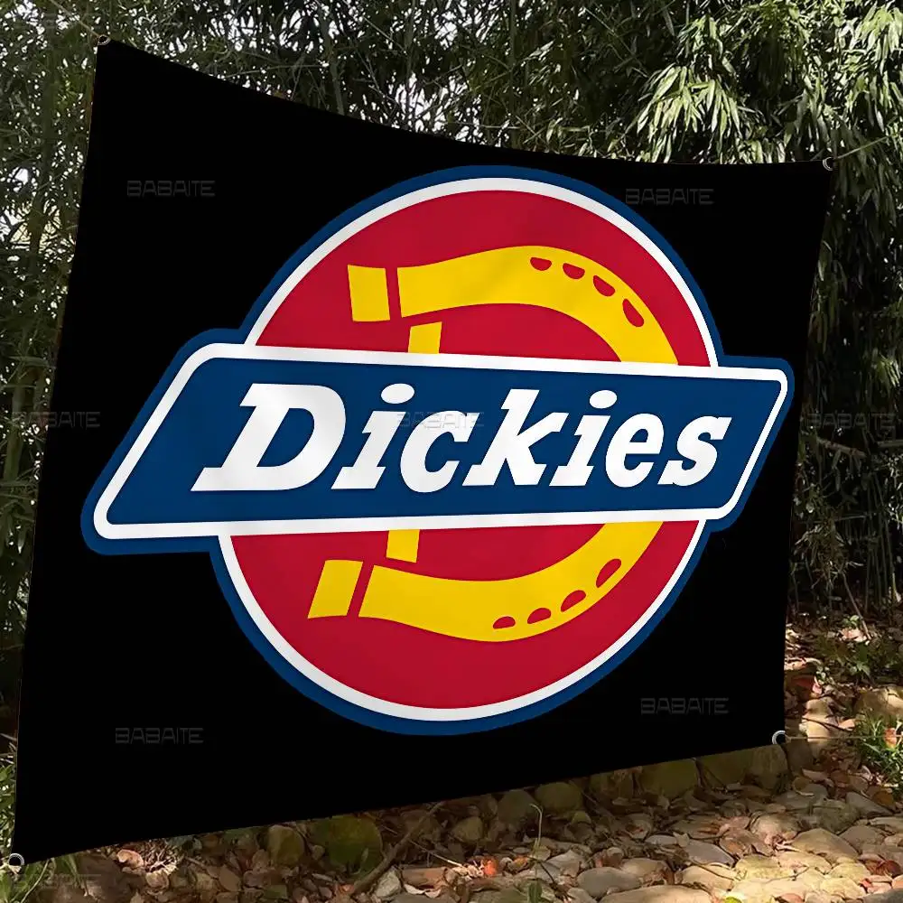 D-Dickies Banner Art Printing Japanese Wall Flag Anime Wall Hanging Home Decor
