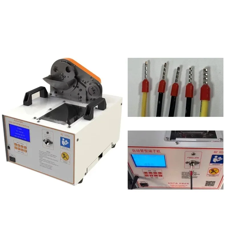 European Style Automatic Pin Terminal Crimper with Wire Stripping And Peeling for BVR Cable 0.5-2.5mm² - Wire Crimping Machine