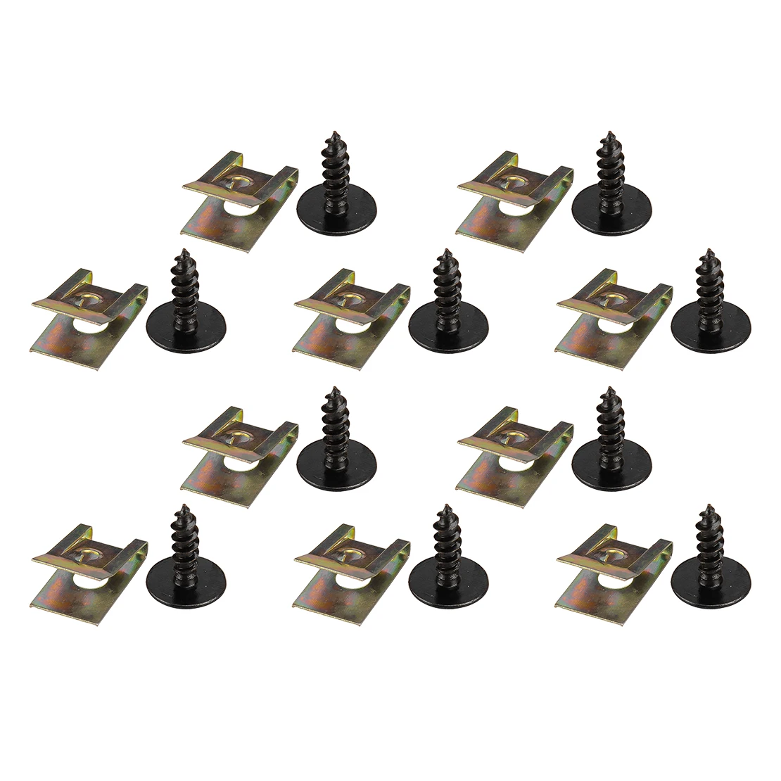 

N91160401 N90974701 N90775001 10 Sets Fender Liner Splash Shield Guard Screw Clip Kit Fit for VW Jetta Golf Passat Beetle