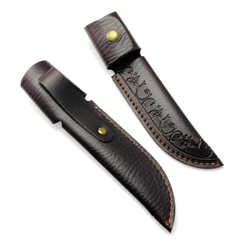 Leathers Sheath Belt Pocket Knife Holder for Outdoor Camping, BBQ, Hunting Drop shipping
