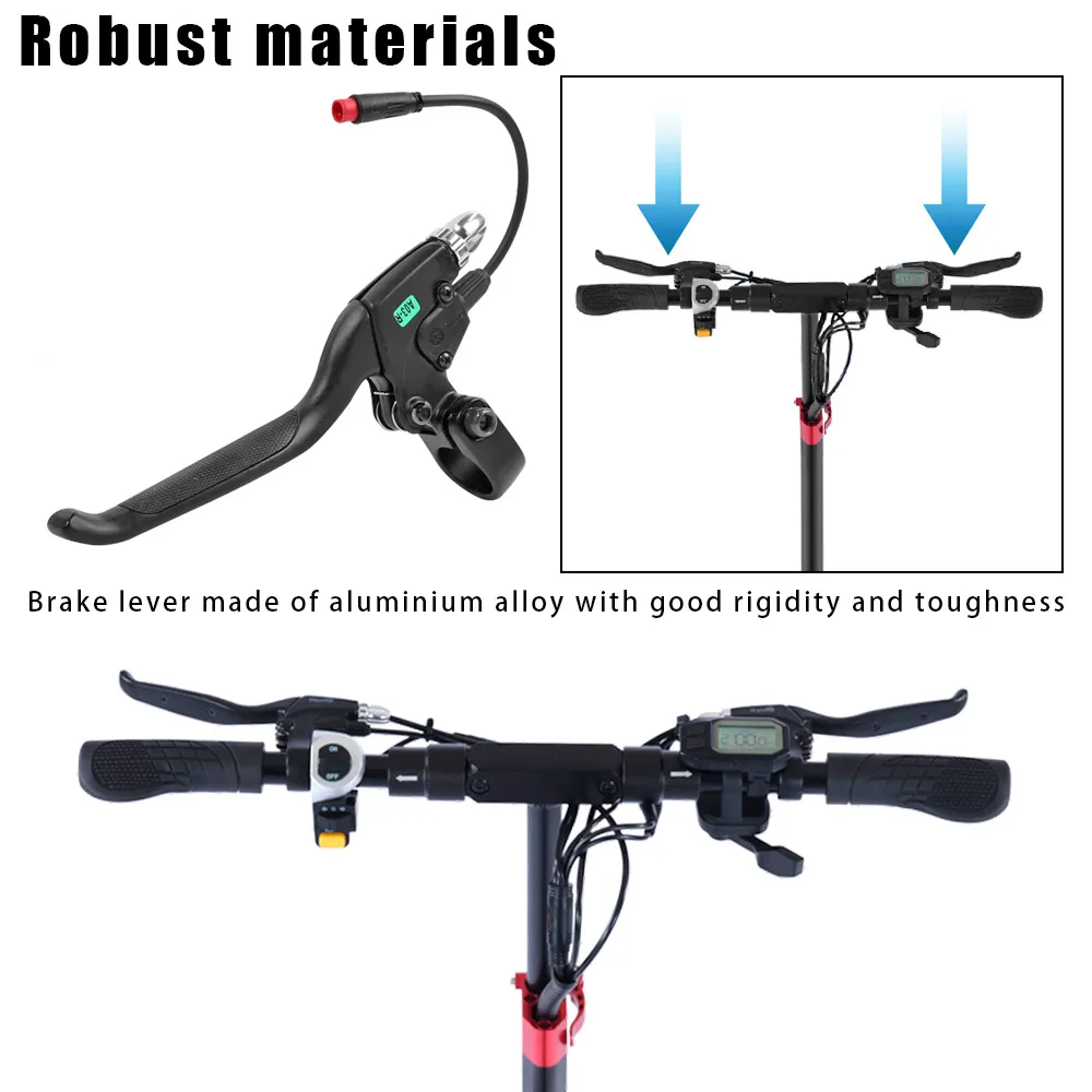 Aluminum Alloy  Durable Left/Right Handle Replacement Handle Clutch Levers  Brake Lever For KUGOO M4 PRO Skateboard accessories