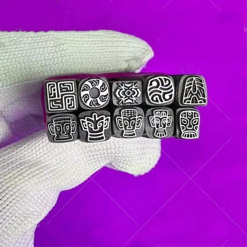 Jewelry Stamps: TJT Vintage-Style Steel Stamps, Gold and Silver Bracelet and Ring Chiseling Molds, Gold-Beating Tools