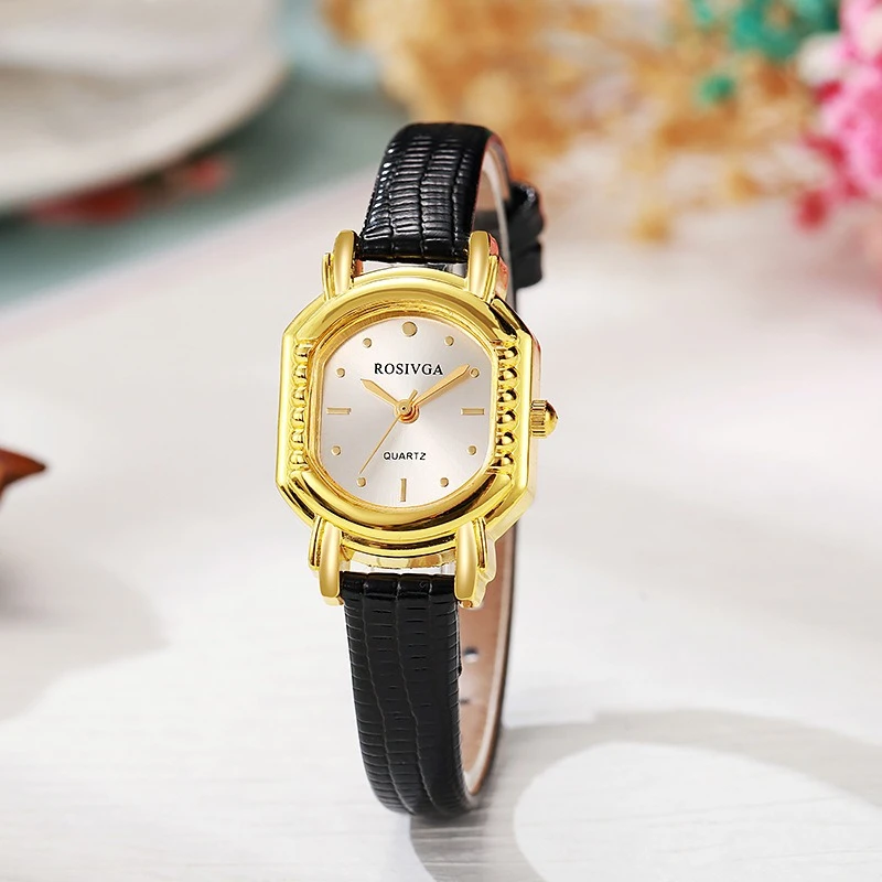 جديد خمر السيدات ووتش مزاجه الأزياء ساعة اليد حزام من الجلد كوارتز ساعة للنساء دروبشيبينغ ساعة Reloj