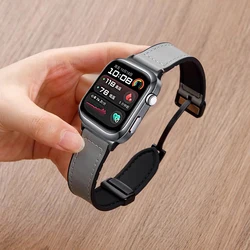 Leather+Silicone Magnetic Buckle Band for Huawei Watch D2 No Gaps Quick Fit Wristband for HUAWEI Smart Watch D2 Bracelet Correa