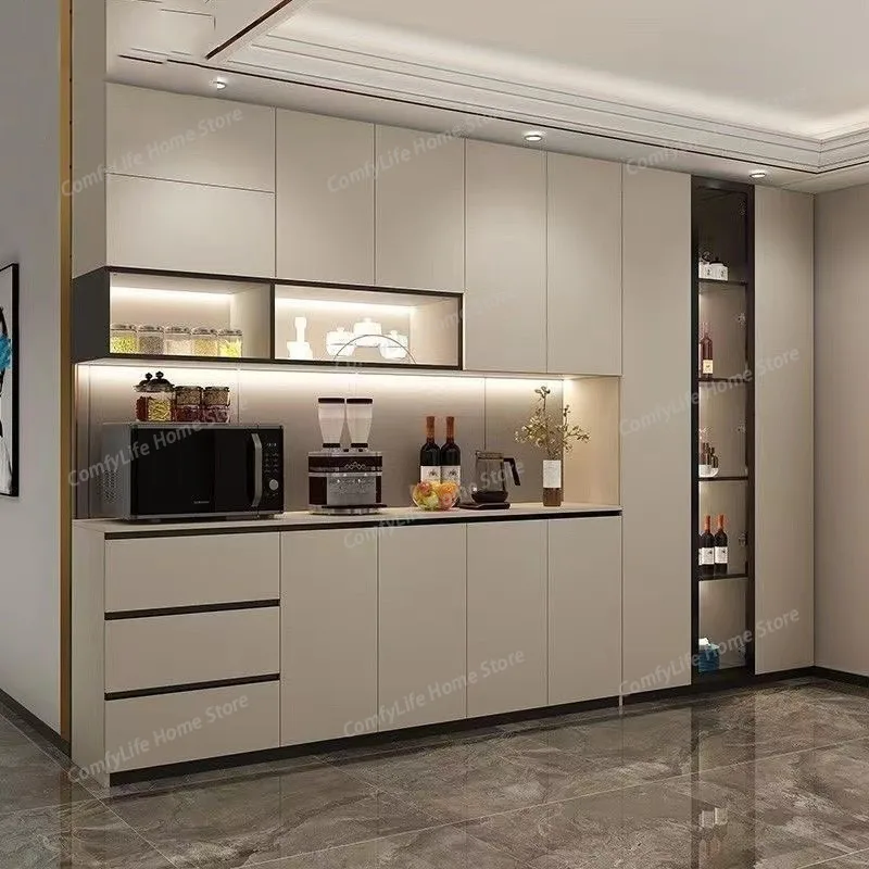 

Modern Living Room Cabinet Wall-Mounted Sideboard Cabinet Doors Storage for Dining & Kitchen, Multi-Purpose Buffet, Home Bar