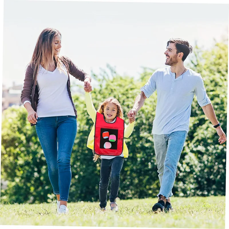 Children Sticky Ball Vest Toy Outdoor Sports Toys Kids Catch Game Physical Exercise Game Props Parent-child Interaction  TMZ
