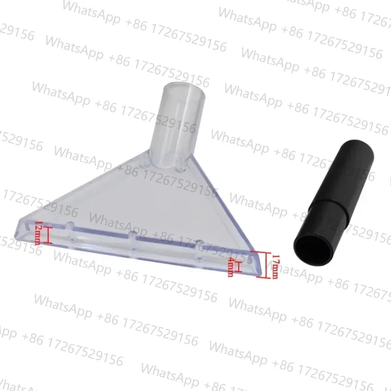 Transparent Water Suction Head Swivel Brush Swivel Nozzle for Sofa Carpet Cleaning Vacuum Cleaner Extraction Nozzle