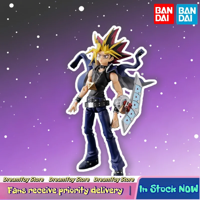 

【In Stock】Bandai Genuine SHF YAMI YUGI Yu-Gi-Oh! Duel Monsters Anime Action Figure Doll Animation Model Toy Collection Gift