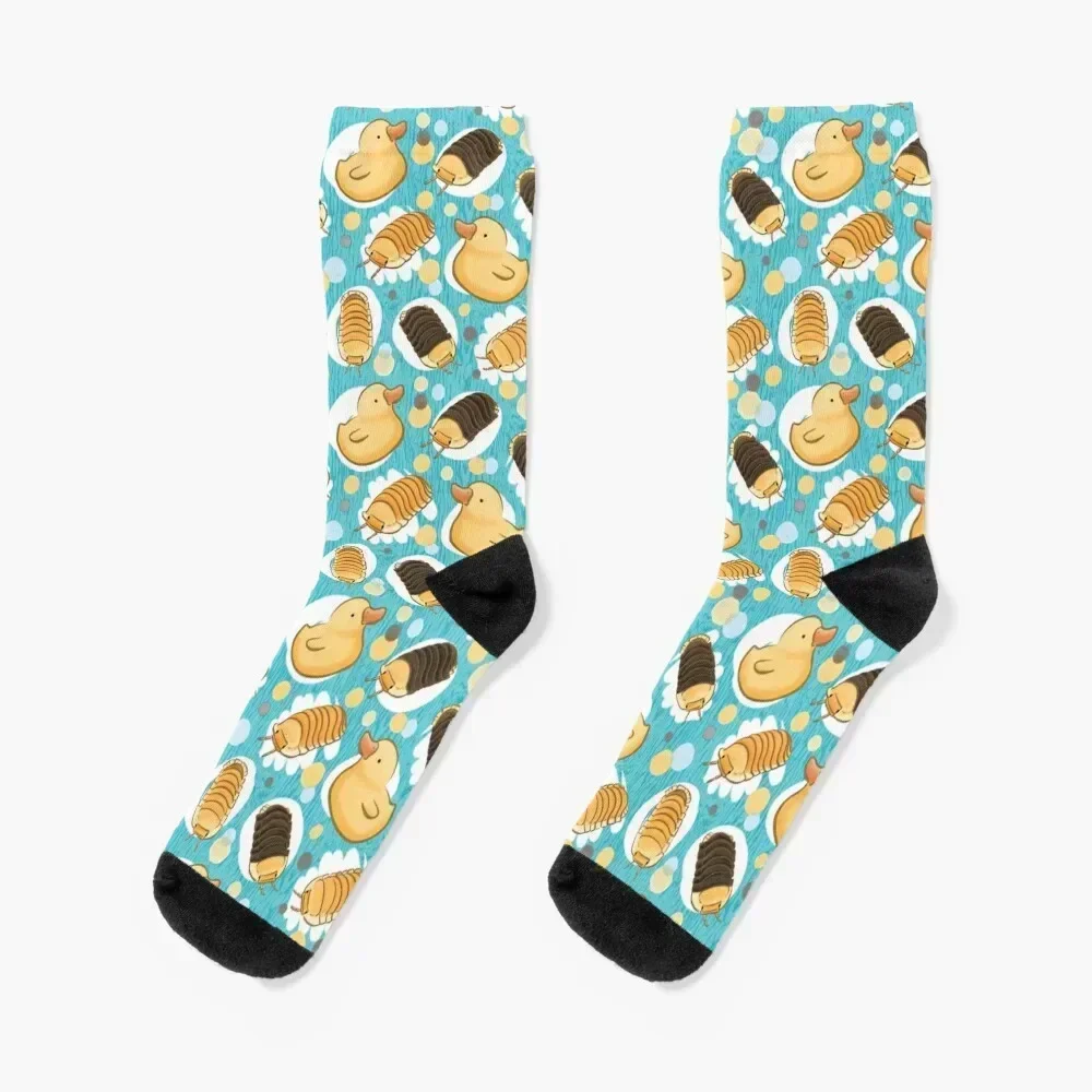 

Rubber Ducky Isopods Socks cotton Novelties cute Running Socks Male Women's