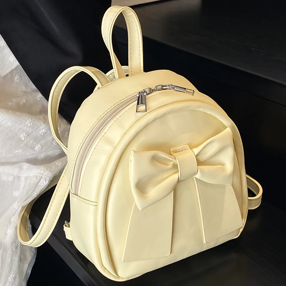 

Женский рюкзак в форме банта в корейском стиле, лето 2025, новые универсальные легкие уличные рюкзаки, новинка 2025 года, маленькие сумки на плечо