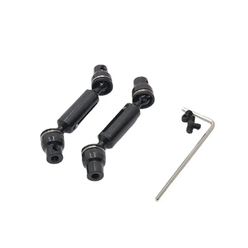 Used For WPL 1/10 C74 1/16 RC Car Parts Metal Upgrade Front And Rear Drive Shafts