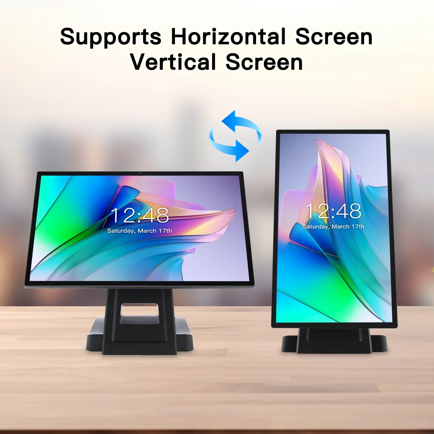 안드로이드 14 금전 등록기 8코어 CPU, 15.6인치 4G+32G 터치 POS, 1920*1080P 화면 레스토랑 POS 주문 키오스크 쇼피파이 POS