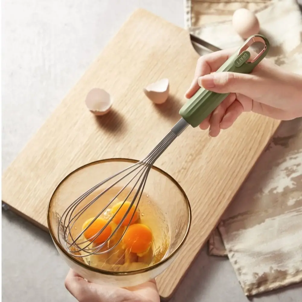 Agitator Stainless Steel Egg Beater Manual ABS Handle Egg Whipper Baking Tool 30cm Butter Mixer Whisk