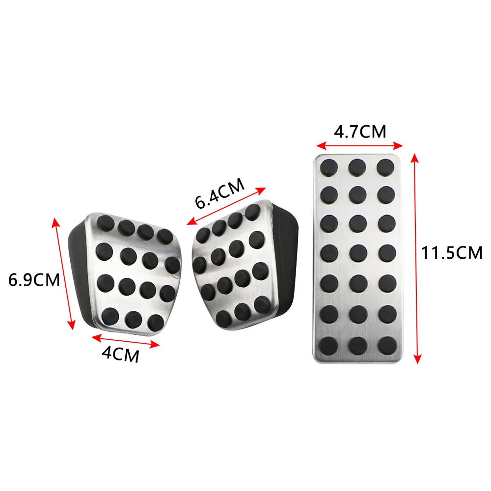 Auto-Pedale für Mercedes Benz A B GLA CLA GLB-Klasse W177 W247 X257 C118 X247 2019 2020 2021 Gas-Kraftstoff-Bremspedal-Pads-Abdeckungsmatten – Detail 5