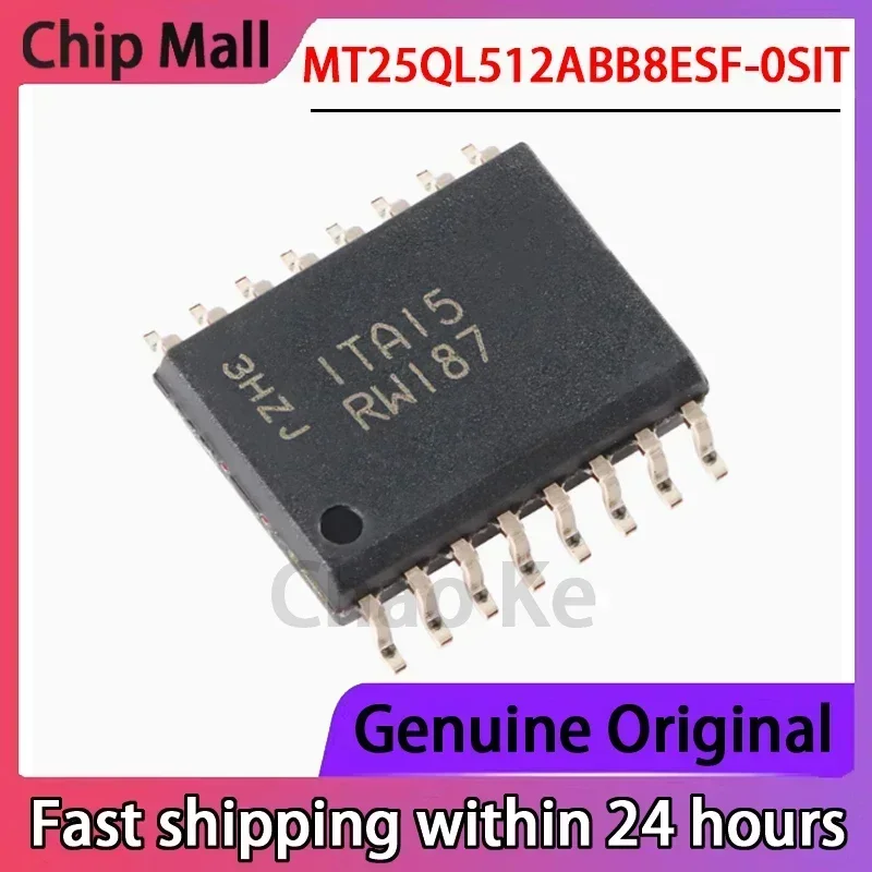 1PCS  Genuine MT25QL512ABB8ESF-0SIT SMT SO-16 512Mb NOR Flash Memory