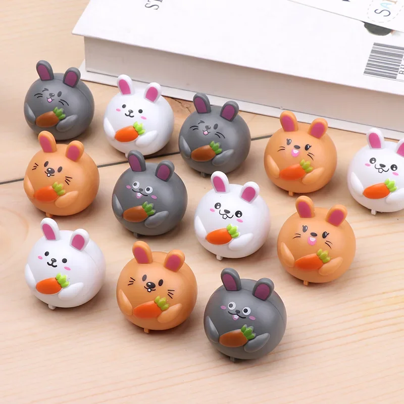 5Pc Cute Carrot Rabbit Pull Back Cars Toys for Kids Birthday Baby Shower Party Favors Happy Easter Party Souvenir Pinata Fillers
