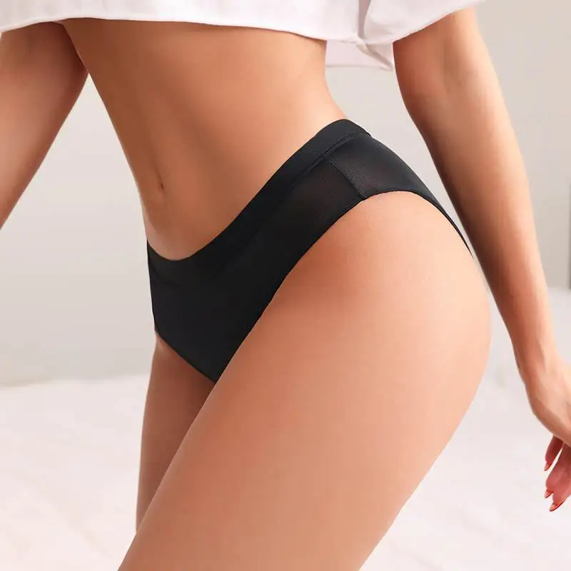Four layer plus size physiological pants for women, leak proof underwear for menstruation, sanitary pants, menstrual pants