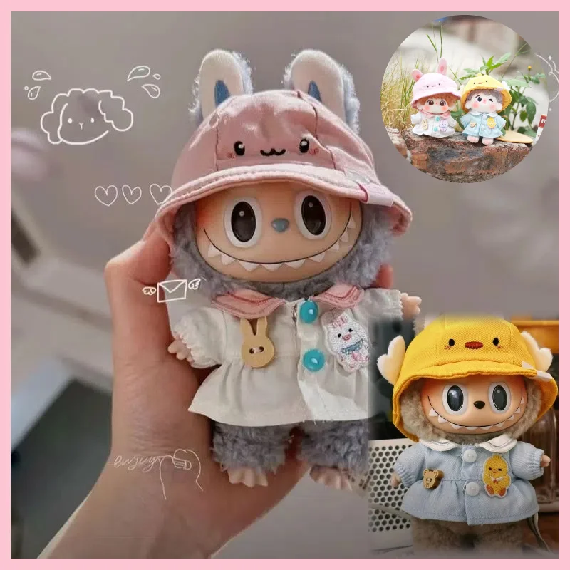 

17cm Labubu Pendant Cotton Doll Cute Cartoon Character for Kindergarten Suitable as Replacement Decoration Or Clothing Accessory