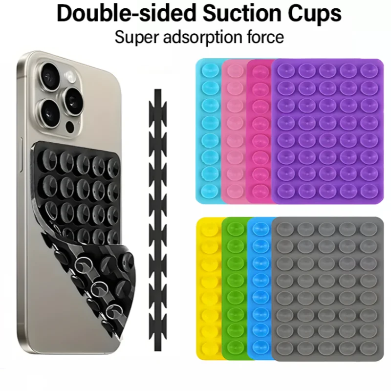 

Двусторонние силиконовые присоски для телефона, многофункциональный настенный держатель для телефона, аксессуары для кухни и ванной комнаты