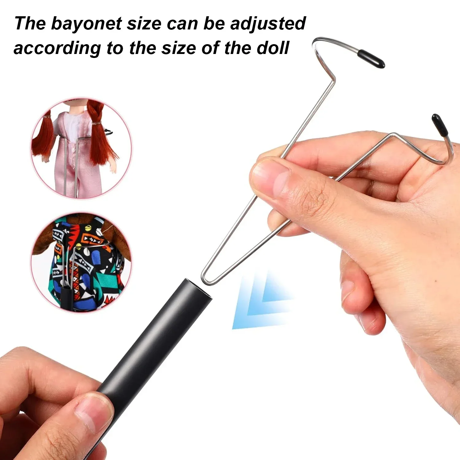 5PCS Adjustable Doll Stands Display Holder Display for 1/6 Doll Toy Figure Models Action Accessories Organizer Display Bracket