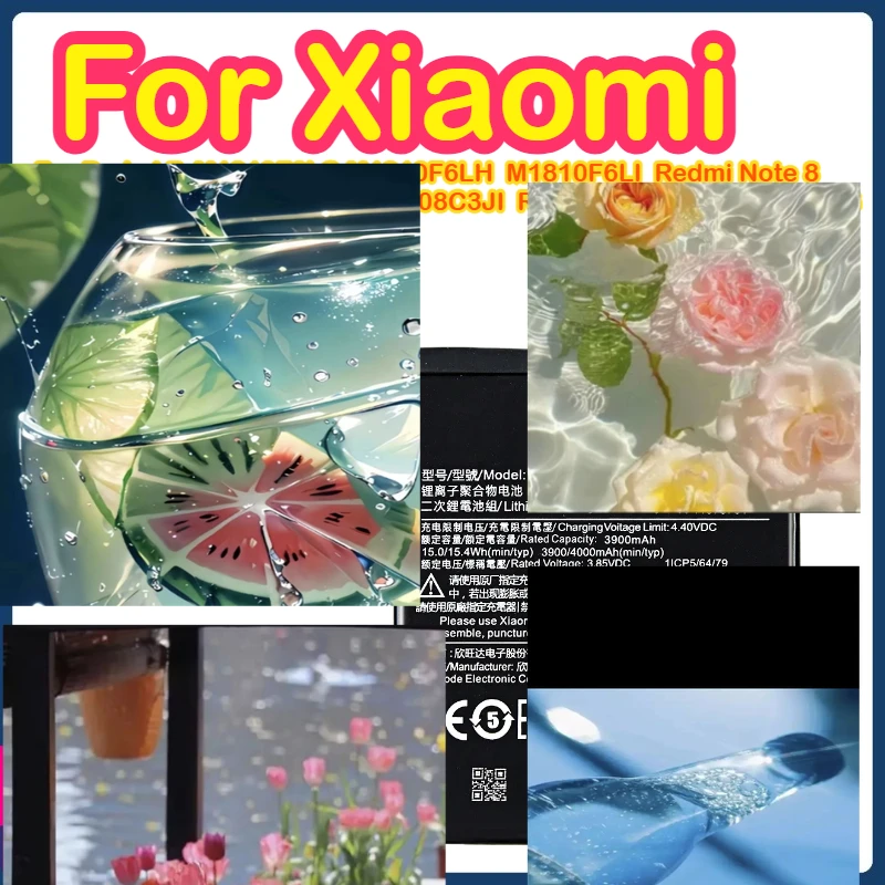 

BN46 4000mAh 3.85V BN46 Battery For Xiaomi Redmi Note8 Note 8T 8 Redmi 7 Redmi7 Note 6 Note6 Bateria