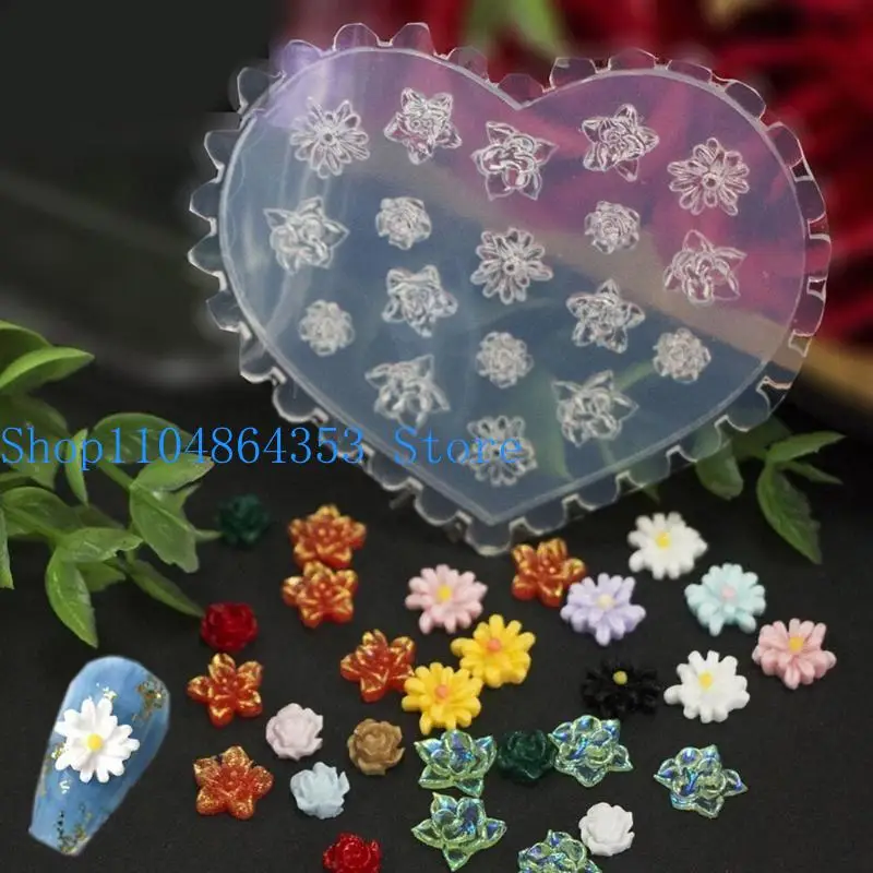 

652F Art Mold Silicone Flower Art Decortive Mold Art Making Tools