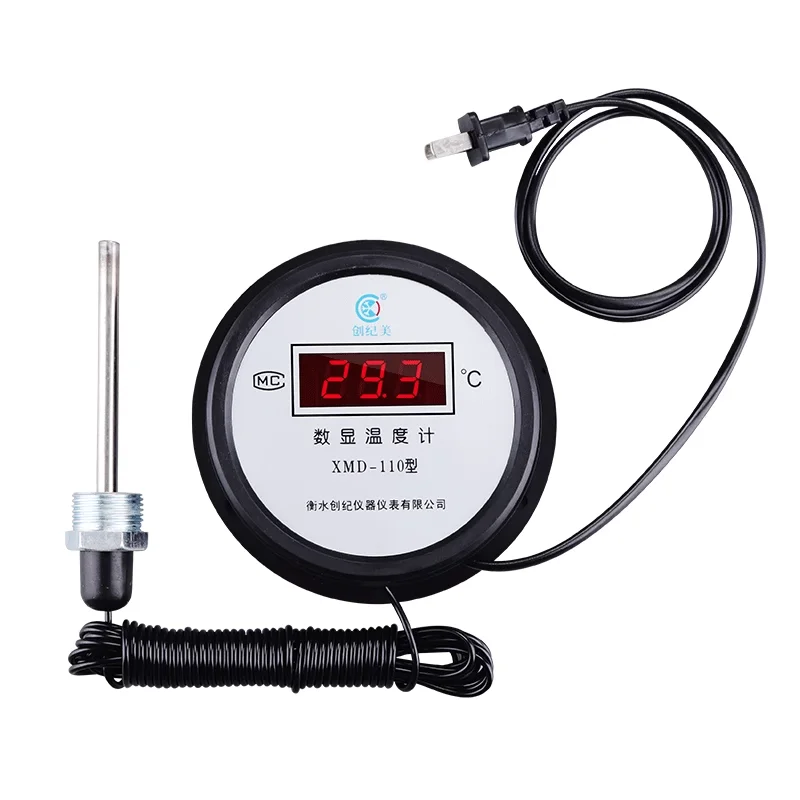 Termómetro electrónico con sonda, medidor de temperatura del agua, invernadero de estanque de peces de almacenamiento en frío, baño de agua caliente