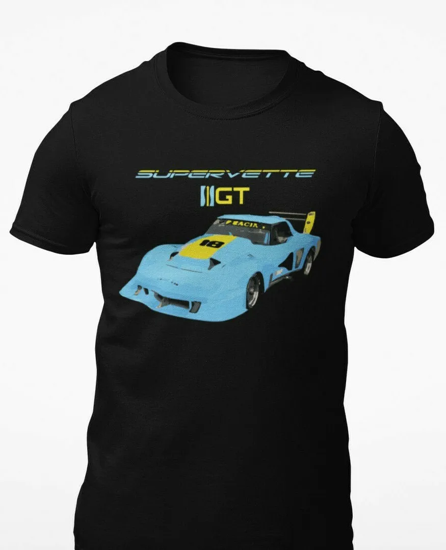 1977 John Paul IMSA Greenwood GT Supervette camiseta de coche de carreras