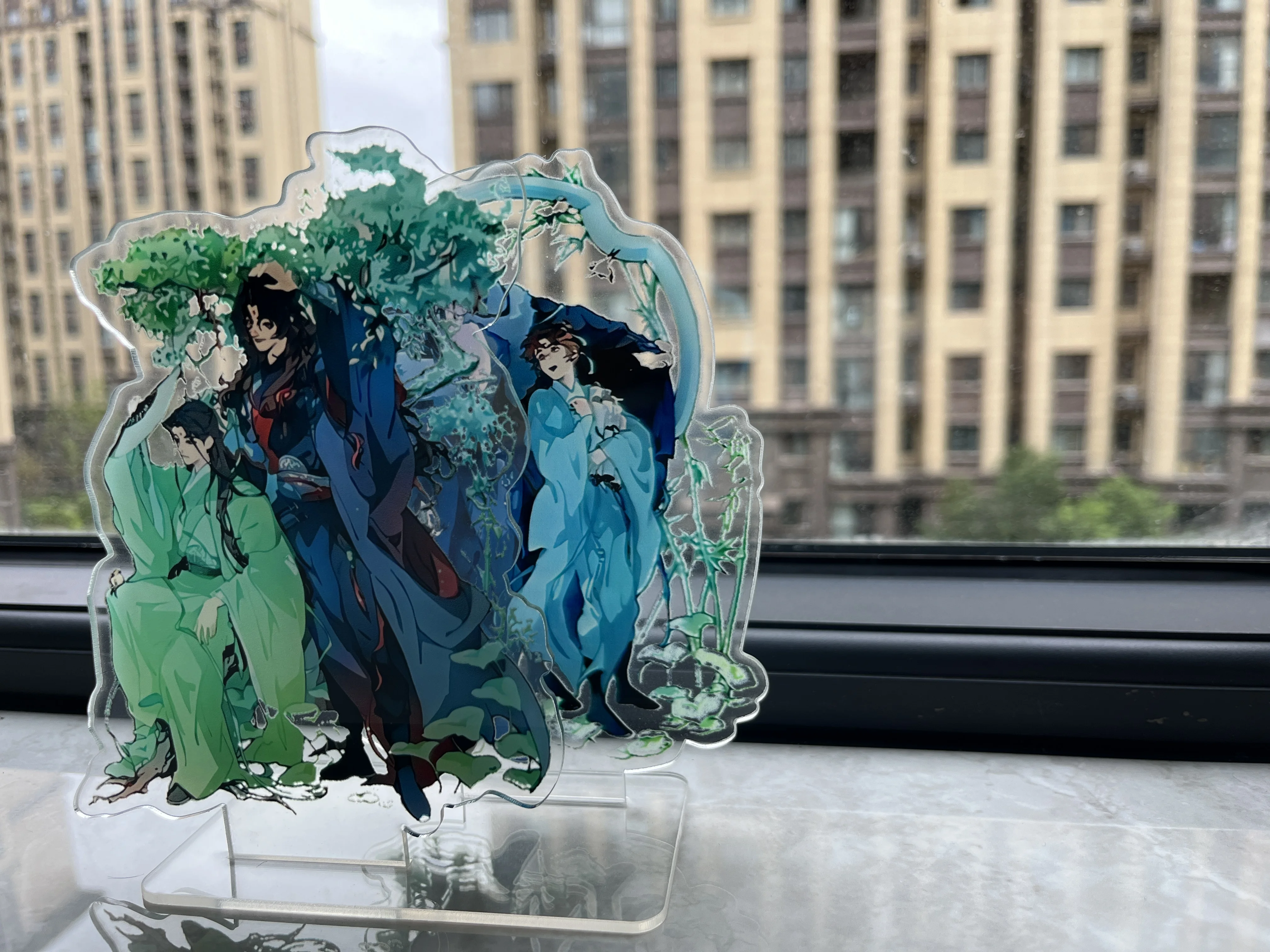 

Scumbag villain self rescue system Russian version novel Cosplay peripheral Ice Autumn Desert still high beauty acrylic plaque