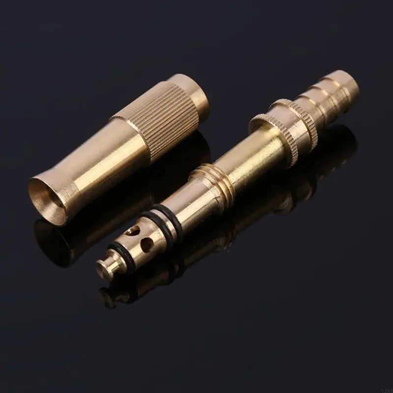 

Y3NB Brass Hose Nozzle High Pressure Garden Hose Nozzle Heavy Duty Water for Garden Hose Washing for Cars Cleaning