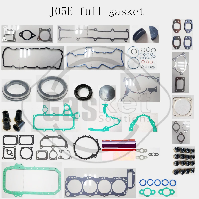 J05E DS50 DS70 S05C Full Gasket Set For Hino Diesel Engine overhaul package