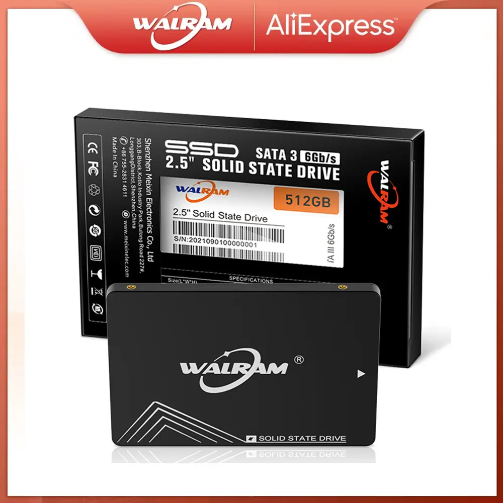כונן SSD פנימי WALRAM 2.5 אינץ' SATA III