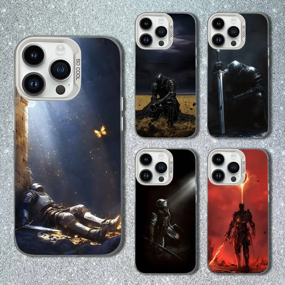 

Game D-Dark S-Souls Phone Case For iPhone 13,15,14,16,12,11,Mini,MAXXS,Pro,SE, White Matte Shockproof Cover