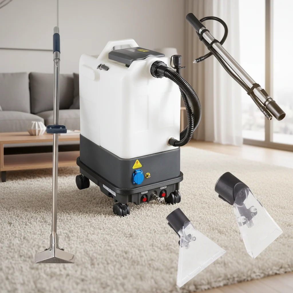 

24L Heavy Duty Electric Carpet Steam Cleaner Customizable Water Tank Large Area Carpet Sofa Seat Mattress Curtain Cleaning