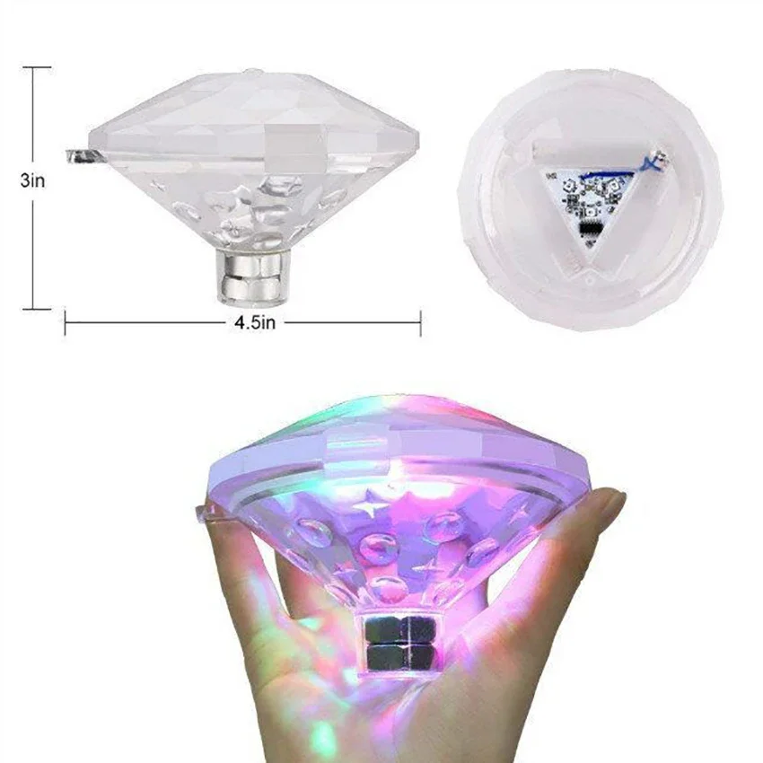 Chống Nước LED Nhiều Màu Sắc Tắm-Bể Bơi Phao Bồn Tắm Phao Đèn LED Tắm Lên Đồ Chơi Tắm Thời Gian Dành Cho Spa bồn Tắm Nước Nóng