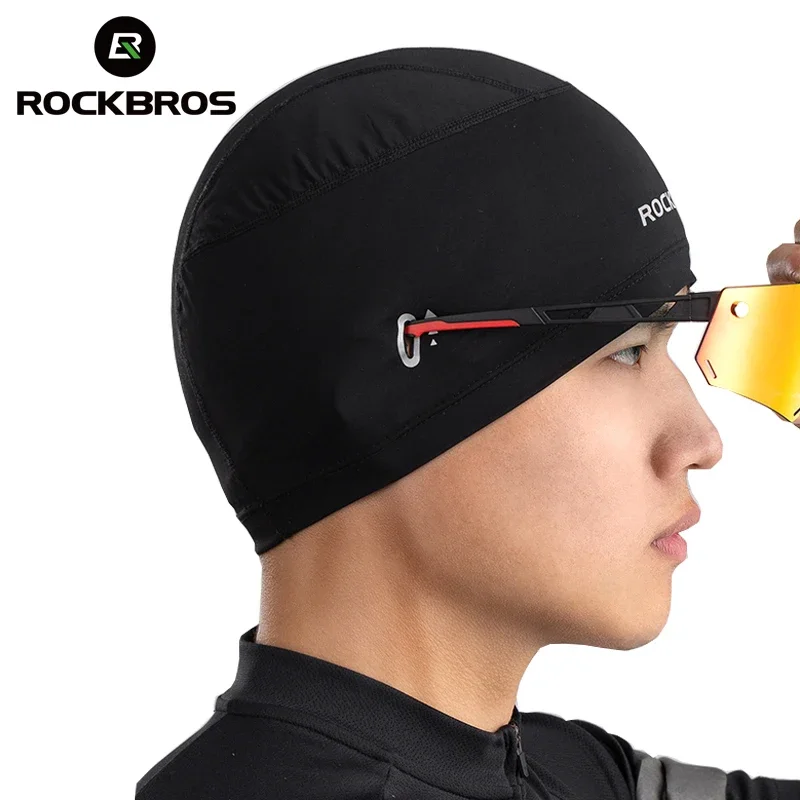 

ROCKBROS Ice Silk Cycling Caps Bicycle Hat Sun UV Protection Breathable Sweat Absorbing Motorcycle Helmet Liner Bike Accessories