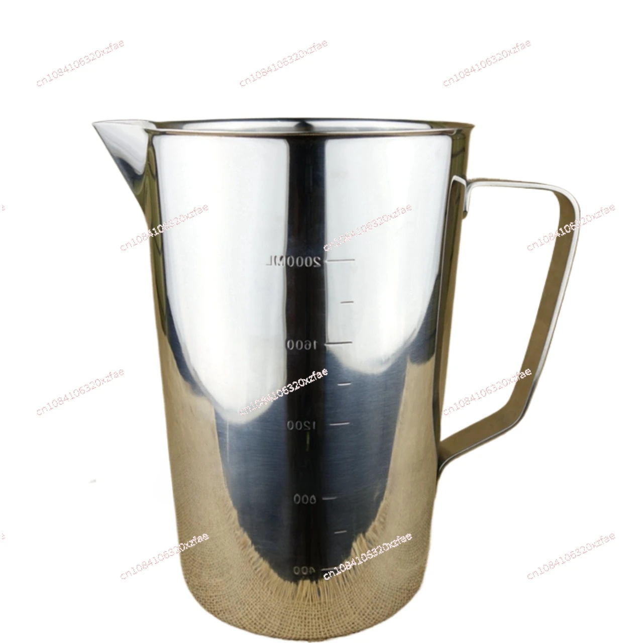 

Measuring cup 304 stainless steel graduated cup nozzle Kitchen with graduated measuring cup 3L large capacity beaker