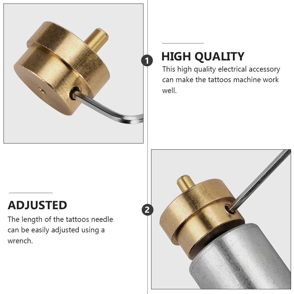 

Wheel with Screws Rotary Cam Adjustable Tattoos Replacement Bearing Golden
