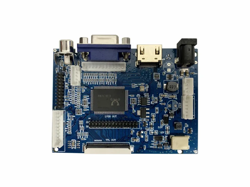 LCD Display TTL LVDS Controller Board HDMI VGA 2AV 50PIN for AT070TN90 92 94 Support Automatically VS-TY2662-V1