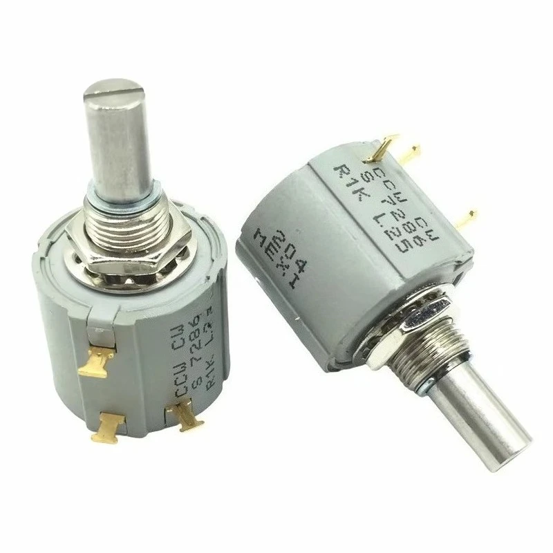 1pcs，Multi-loop potentiometer，CCW CW S 7286 R1K 2K 5K 10K ，L.25，  Power 2W，Angle of rotation: 3600 °