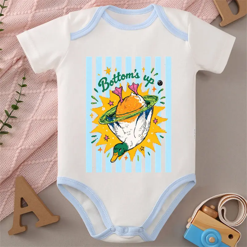 34510-cb5cb5.jpg Pure Cotton Onesie Wonderful Summer Print Bodysuit Comfortable Cloth for Baby Jumpsuit for 0 To 12 Months Newborn - Image 1