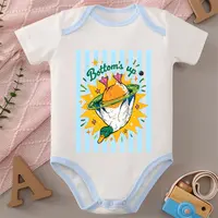 Pure Cotton Onesie Wonderful Summer Print Bodysuit Comfortable Cloth for Baby Jumpsuit for 0 To 12 Months Newborn