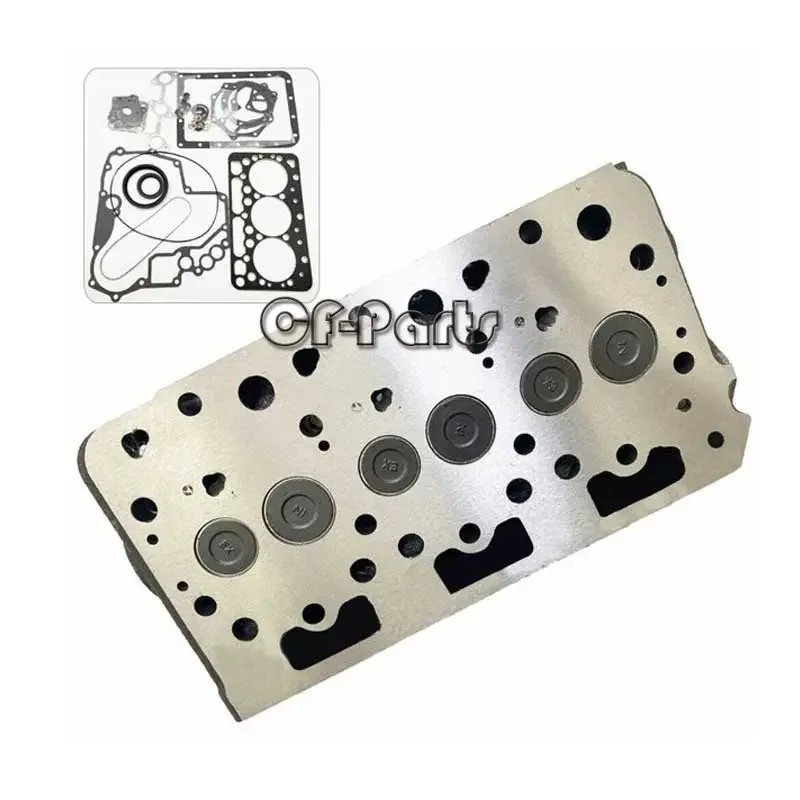 

Complete Cylinder Head Assy + Full Gasket Kit Replacement For Kubota D782 Engine