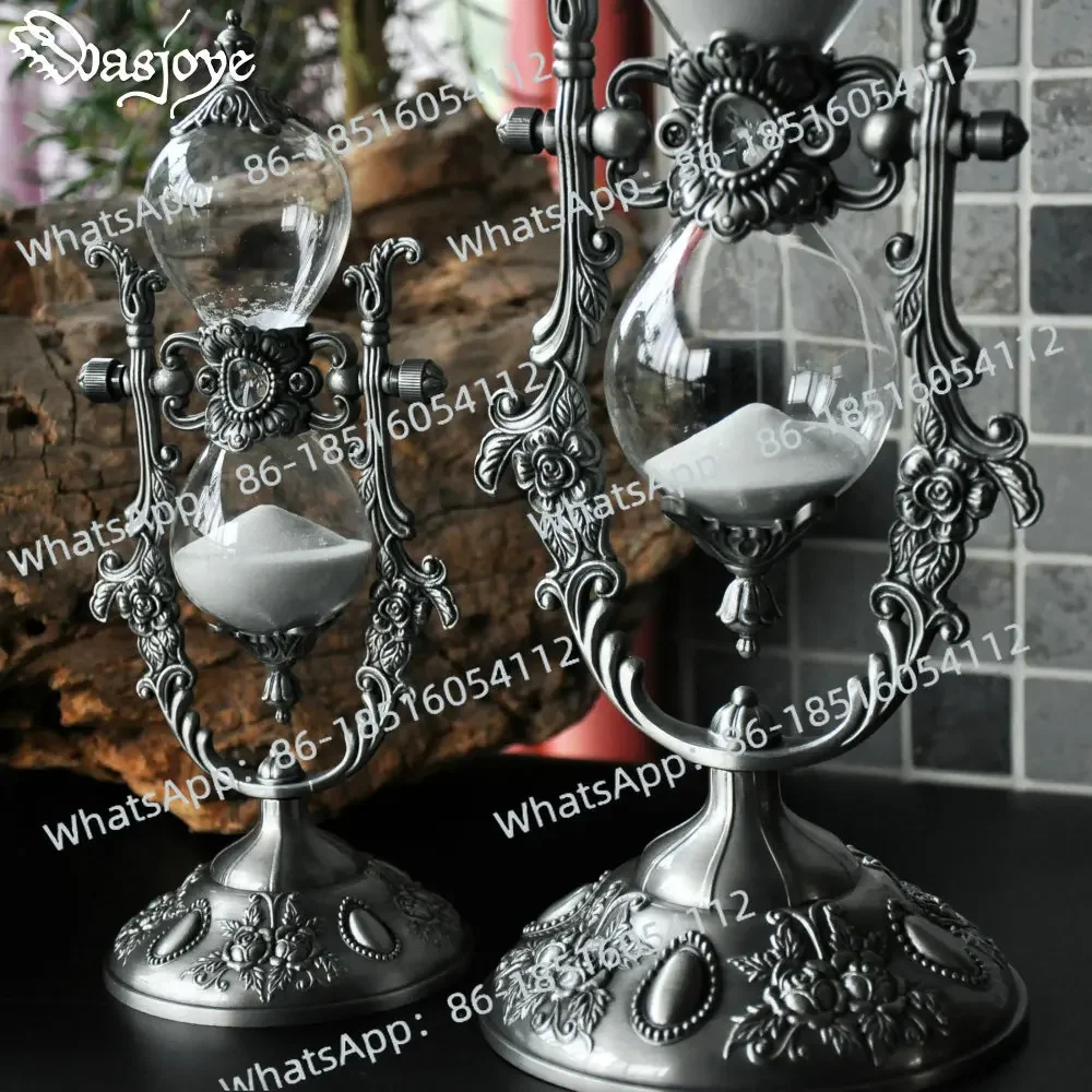 2026-Star Dusk Metal Hourglass Timer 15/30 Minutes Creative Ornament Home Decor Gift for Men and Girlfriends