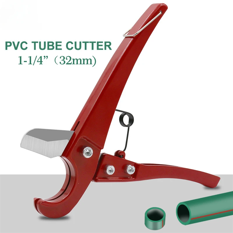 

32mm 1-1/4" Scissors Pipe Shear PVC PU PP PE Hose Cutting Hand Tool PVC Pipe Cutter