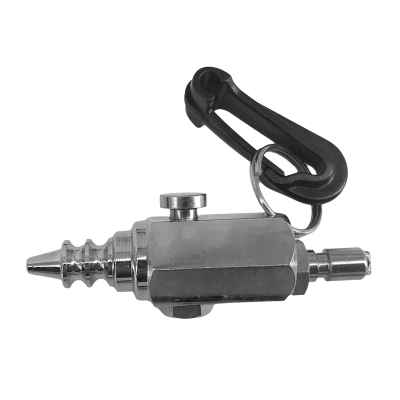 XSXS-Advanced Stainless Steel Scuba Diving BCD Hose Tool With Air Nozzle For Diving Gear