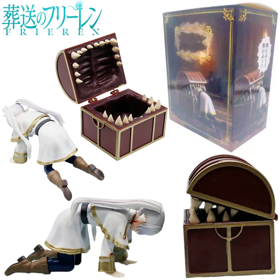 

The Florian Figurine Buried In The Treasure Chest Kneeling Elf Magic Makes a Girl's Desktop Peripheral Anime Model Ornament