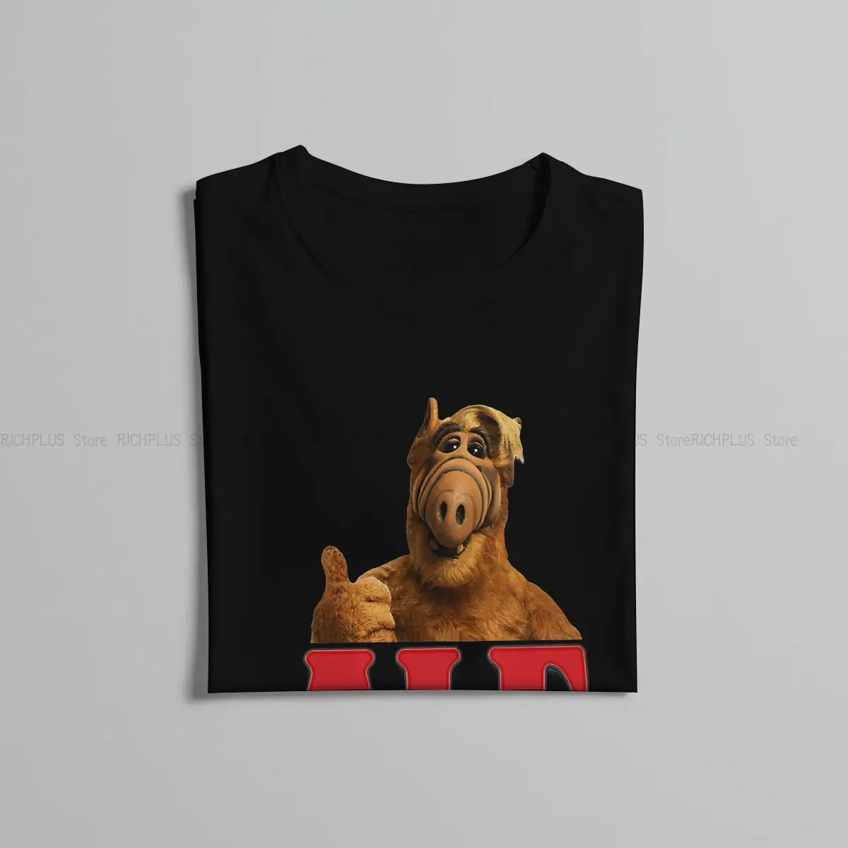 ALF The Animated Series TShirt Alien Life Form Elegant T Shirt Homme Men Tee Shirt Printing Trendy