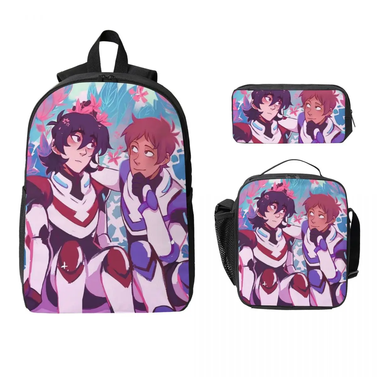 

Voltron Legendary Defender Keith Lance Anime Backpack BookBag School Bag Laptop Shoulder Bags 3ps Lunch Bag Pencil Case